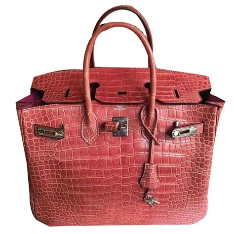 birkin croco hermes prix|hermes birkin luggage price.